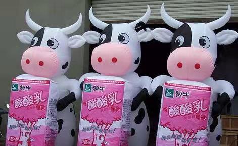 黔东南牛奶包装广告气模